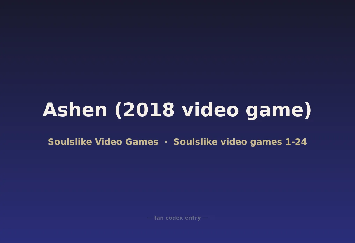 Ashen (2018 video game)